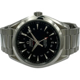 オメガ OMEGA シーマスター アクアテラ GMT コーアクシャル 231.10.43.22.01.001 ブラック ステンレススチール 自動巻き メンズ 腕時計