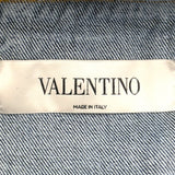 ヴァレンティノ VALENTINO ロゴデニムジャケット WV3DC01J7L0 ブルー デニム メンズ デニムジャケット