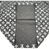 ルイ・ヴィトン LOUIS VUITTON モノグラムグラディエント半袖Tシャツ HJY77W ブラック コットン メンズ 半袖Ｔシャツ
