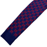 グッチ GUCCI GG総柄カシミヤ混ニットセーター 597723 ネイビー ウール メンズ セーター