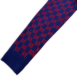 グッチ GUCCI GG総柄カシミヤ混ニットセーター 597723 ネイビー ウール メンズ セーター