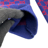 グッチ GUCCI GG総柄カシミヤ混ニットセーター 597723 ネイビー ウール メンズ セーター