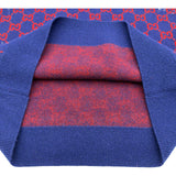 グッチ GUCCI GG総柄カシミヤ混ニットセーター 597723 ネイビー ウール メンズ セーター