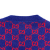 グッチ GUCCI GG総柄カシミヤ混ニットセーター 597723 ネイビー ウール メンズ セーター