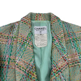 シャネル CHANEL ココマークボタンツイードジャケット P01379 マルチカラー ツイード レディース その他アウター