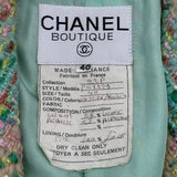 シャネル CHANEL ココマークボタンツイードジャケット P01379 マルチカラー ツイード レディース その他アウター