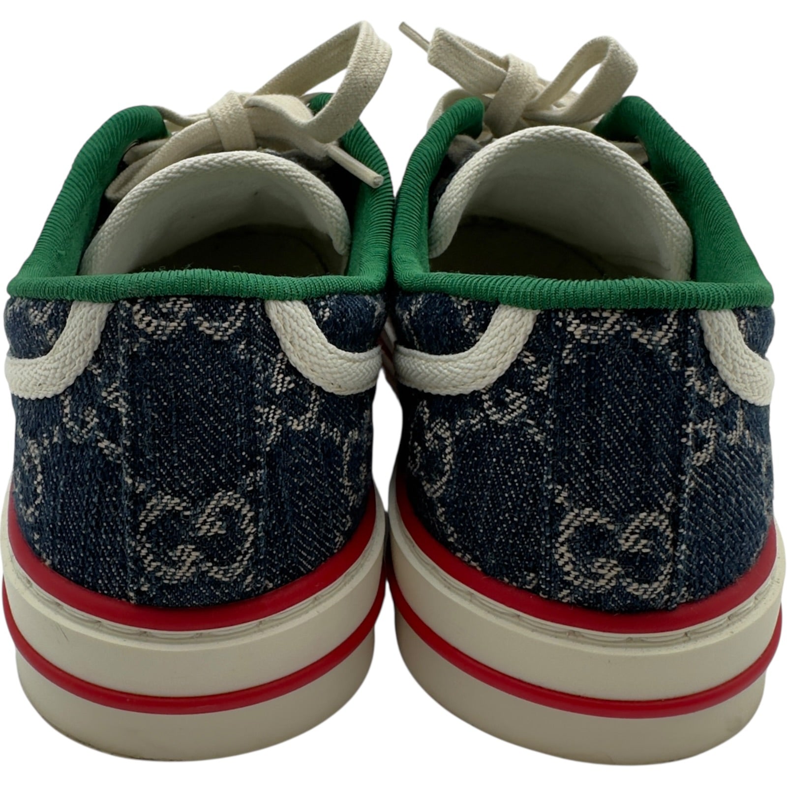 グッチ GUCCI TENNIS 1977 GGキャンバススニーカー ネイビー