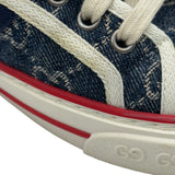 グッチ GUCCI TENNIS 1977 GGキャンバススニーカー ネイビー キャンバス レディース スニーカー