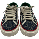 グッチ GUCCI TENNIS 1977 GGキャンバススニーカー ネイビー キャンバス レディース スニーカー