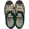 グッチ GUCCI TENNIS 1977 GGキャンバススニーカー ネイビー キャンバス レディース スニーカー