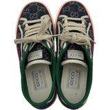 グッチ GUCCI TENNIS 1977 GGキャンバススニーカー ネイビー キャンバス レディース スニーカー