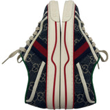 グッチ GUCCI TENNIS 1977 GGキャンバススニーカー ネイビー キャンバス レディース スニーカー
