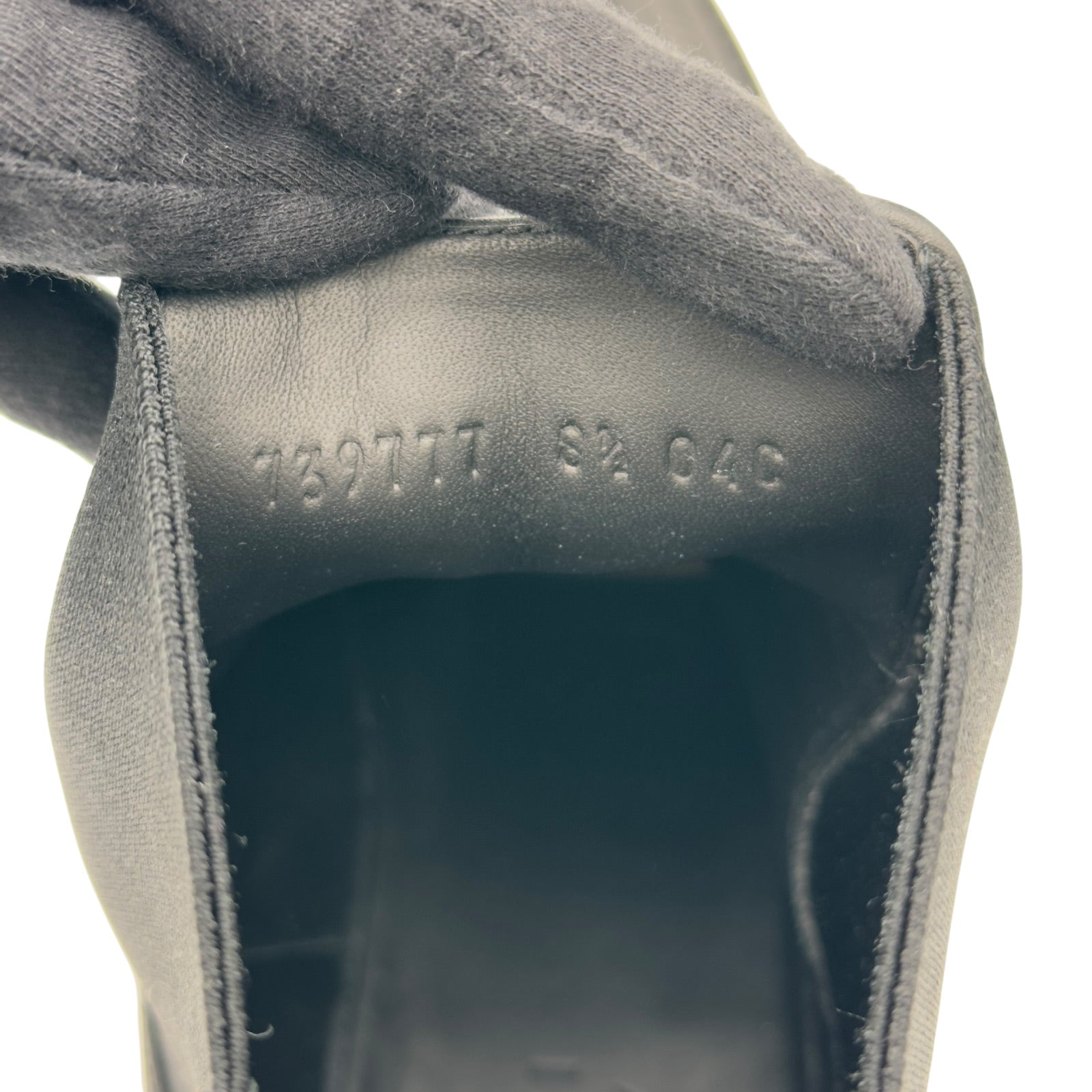 グッチ GUCCI GGキャンバス サイドゴアブーツ 739777 ブラック GG