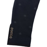 グッチ GUCCI BEE刺繍テーラードジャケット 521888 ネイビー コットン レディース テーラードジャケット