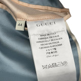 グッチ GUCCI BEE刺繍テーラードジャケット 521888 ネイビー コットン レディース テーラードジャケット