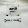 エルメス HERMES セリエボタンスウェットブルゾン ホワイト コットン レディース ブルゾン