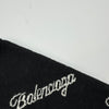 バレンシアガ BALENCIAGA スラッシュロゴ ニットセーター 646693 ブラック ウール メンズ セーター