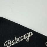 バレンシアガ BALENCIAGA スラッシュロゴ ニットセーター 646693 ブラック ウール メンズ セーター