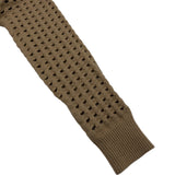 ボッテガ・ヴェネタ BOTTEGA VENETA Vネックメッシュニットセーター 646729 ベージュ ウール レディース ニット