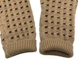 ボッテガ・ヴェネタ BOTTEGA VENETA Vネックメッシュニットセーター 646729 ベージュ ウール レディース ニット