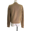 ボッテガ・ヴェネタ BOTTEGA VENETA Vネックメッシュニットセーター 646729 ベージュ ウール レディース ニット