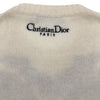 クリスチャン・ディオール Christian Dior バタフライ刺繍カシミヤニットセーター 414S57AM078 ホワイト カシミヤ レディース セーター