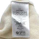 クリスチャン・ディオール Christian Dior バタフライ刺繍カシミヤニットセーター 414S57AM078 ホワイト カシミヤ レディース セーター