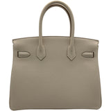 エルメス HERMES バーキン30 K刻 クレ ゴールド金具 エプソン レディース ハンドバッグ