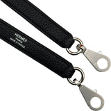 エルメス HERMES ケリー25　内縫い K刻 ブラック シルバー金具 トゴ レディース ハンドバッグ