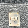 エルメス HERMES ケリー25　内縫い K刻 ブラック シルバー金具 トゴ レディース ハンドバッグ