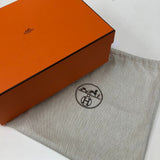 エルメス HERMES エールバッグジップミニ Ｗ刻印 ダークブロンズ・ブラック シルバー金具 トワル/ハンター レディース ショルダーバッグ