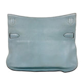エルメス HERMES ジプシエール37 □M刻　(2009年製) シエル　シルバー金具 トリヨンクレマンス レディース ショルダーバッグ