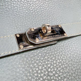 エルメス HERMES ジプシエール37 □M刻　(2009年製) シエル　シルバー金具 トリヨンクレマンス レディース ショルダーバッグ