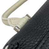 デルヴォー DELVAUX クールボックス ミニ ブラック×アイボリー カーフ レディース ハンドバッグ ショルダーバッグ