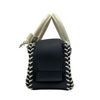 デルヴォー DELVAUX クールボックス ミニ ブラック×アイボリー カーフ レディース ハンドバッグ ショルダーバッグ