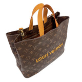ルイ・ヴィトン LOUIS VUITTON ショッパー・トートMM M13928 ブラウン モノグラム ユニセックス トートバッグ