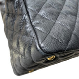 シャネル CHANEL マトラッセ　チェーントートバッグ 21番台 ブラック ソフトキャビアスキン レディース トートバッグ