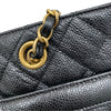 シャネル CHANEL マトラッセ　チェーントートバッグ 21番台 ブラック ソフトキャビアスキン レディース トートバッグ
