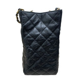 シャネル CHANEL マトラッセ　チェーントートバッグ 21番台 ブラック ソフトキャビアスキン レディース トートバッグ