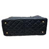 シャネル CHANEL マトラッセ　チェーントートバッグ 21番台 ブラック ソフトキャビアスキン レディース トートバッグ