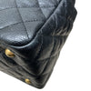 シャネル CHANEL マトラッセ　チェーントートバッグ 21番台 ブラック ソフトキャビアスキン レディース トートバッグ