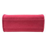シャネル CHANEL ドーヴィル ショッピングバッグ AS3351 ピンク シルバー金具 コットン レディース トートバッグ