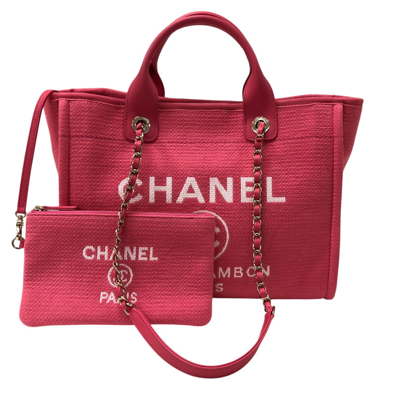 シャネル CHANEL ドーヴィル ショッピングバッグ AS3351 ピンク