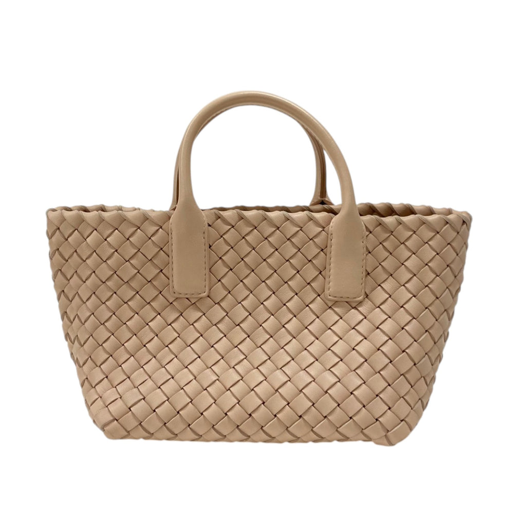 ボッテガ・ヴェネタ BOTTEGA VENETA ミニ カバ 781670 ピンクベージュ