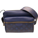 ルイ・ヴィトン LOUIS VUITTON アウトドア・メッセンジャーPM M30242 ブルー タイガラマ メンズ ショルダーバッグ