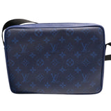 ルイ・ヴィトン LOUIS VUITTON アウトドア・メッセンジャーPM M30242 ブルー タイガラマ メンズ ショルダーバッグ