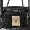 エルメス HERMES バーキン35 □J刻印 ブラック シルバー金具 ポロサス レディース ハンドバッグ