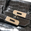 エルメス HERMES バーキン35 □J刻印 ブラック シルバー金具 ポロサス レディース ハンドバッグ