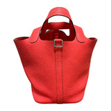 エルメス HERMES ピコタンロックPM Y刻 ローズテキサス トリヨン レディース ハンドバッグ