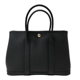 エルメス HERMES ガーデンパーティTPM □R刻 ブラック シルバー金具 ネゴンダ レディース トートバッグ